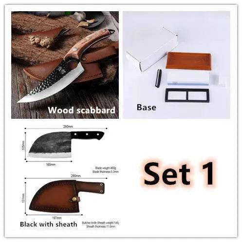 Kitchen Butcher Chef's Knife Kitchen Chopping Knife and Scabbard - EX-STOCK Canada