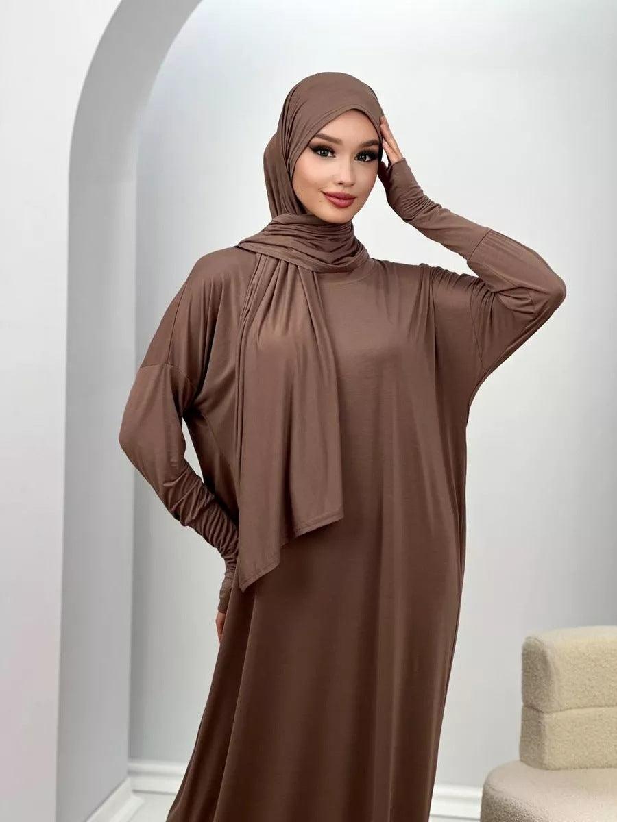 Damen Muslimische Robe PolyesterfaserEX-STOCK Canada