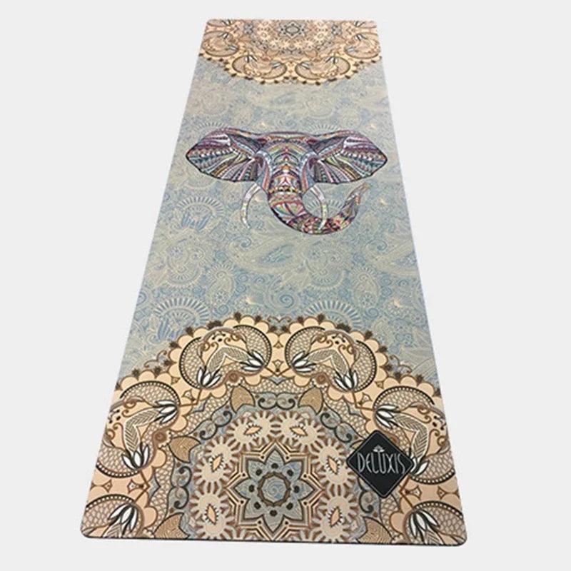 Tapis de yoga industriel en caoutchouc antidérapant avec impression en suèdeEX-STOCK Canada