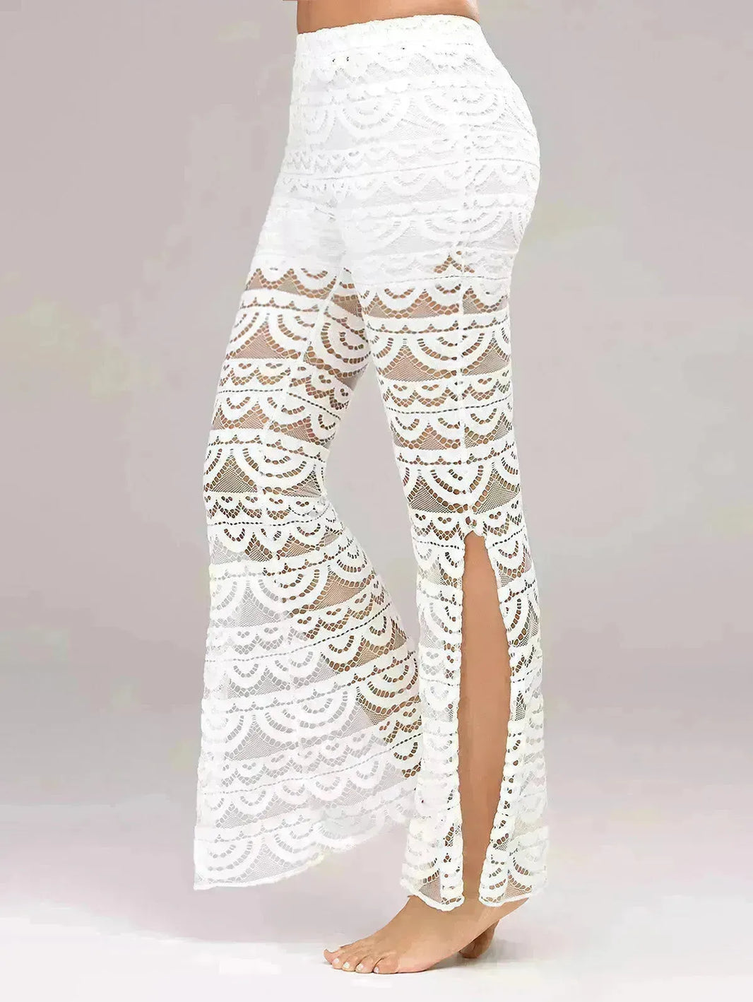 Femmes d'été Élégant patchwork pantalon pantalon sexy pantalon pantalon fête des clubs