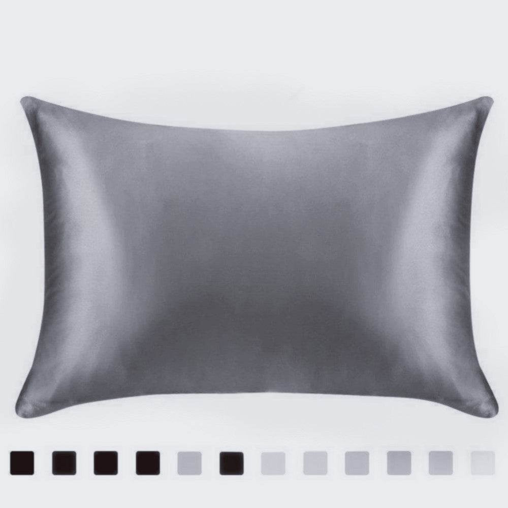 Pillowcase Satin Solid Color Simulation Silk Single Pillowcase Ice Silk Pillowcase - EX-STOCK Canada