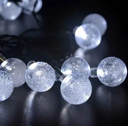 Crystal solar power of the led lamp string lights christmas lights solar garden outdoor decoration for christmas - EX-STOCK Canada