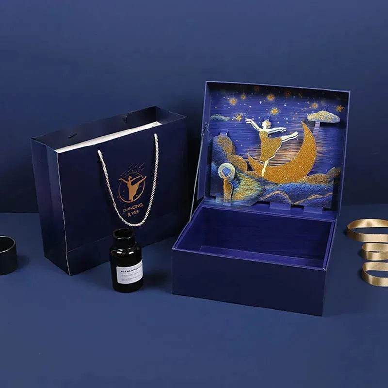 Hand Gift Packaging Box Birthday Gift Bag Box Customization - EX-STOCK Canada