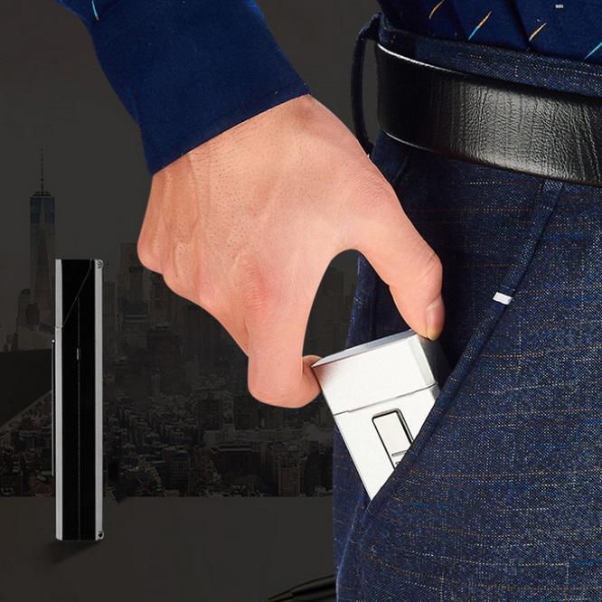 Ten conventional thin cigarette rechargeable cigarette case EX-STOCK Canada