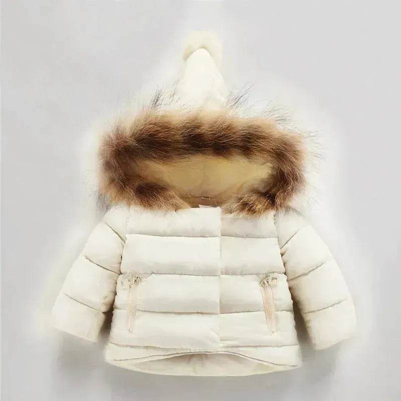 New born Baby Hooded Winter Jacket toddler winter coat Baby parka coat 5t winter Faux fur jacket - EX-STOCK Canada