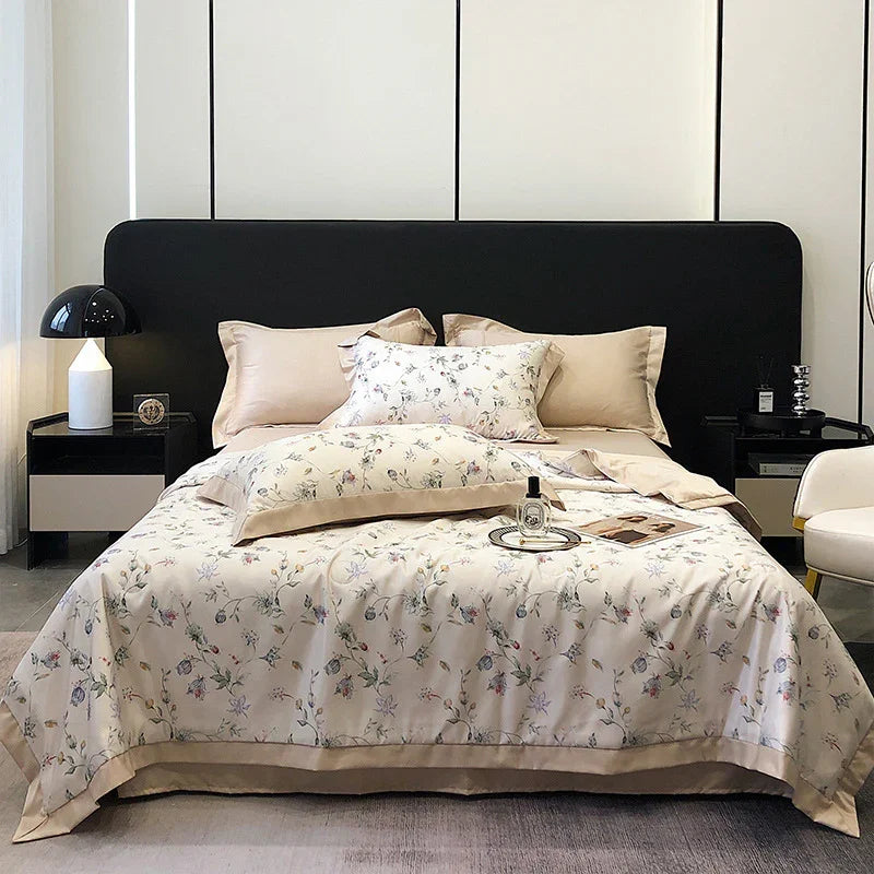 Tencel Summer Duvet Four-piece Washed Silk EX-STOCK Canada