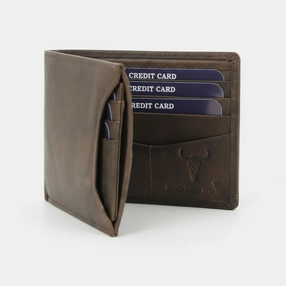 Portafoglio da uomo RFID bifold con tasca porta carte removibileEX-STOCK Canada