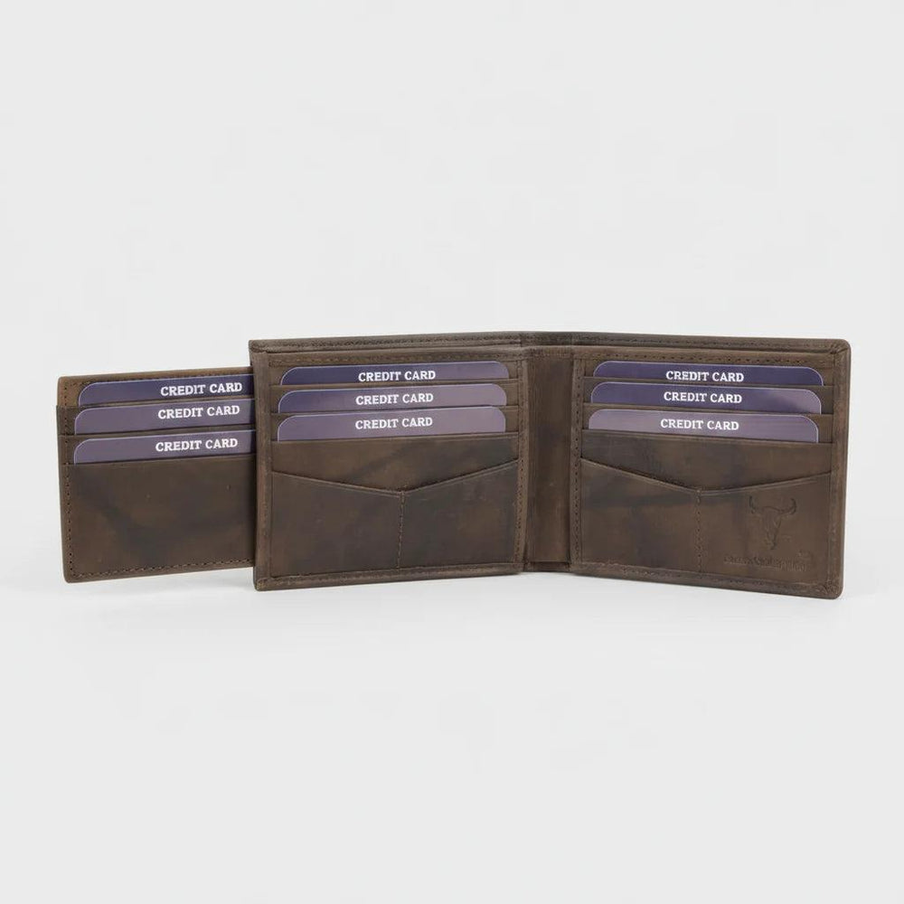 Portafoglio da uomo RFID bifold con tasca porta carte removibileEX-STOCK Canada