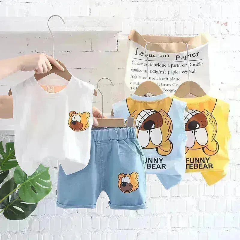 Abbigliamento per bambini Sidulla per ragazzi Summer Casual Due pezzi per ragazzi