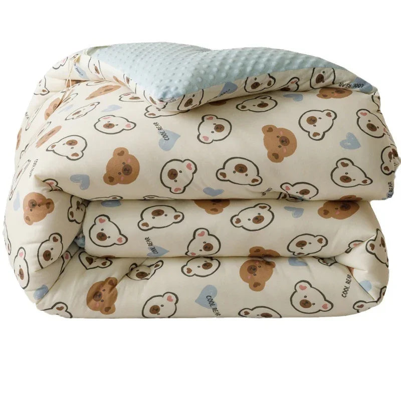 Beanie Velvet Quilt Soybean Fiber Duvet Insert Autumn And Winter EX-STOCK Canada