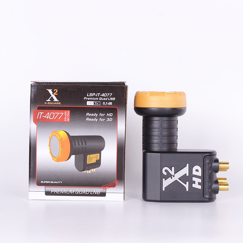 X2 HD Quad Universal LNB Satellite TV Receiver Converter | EX-STOCK Canada