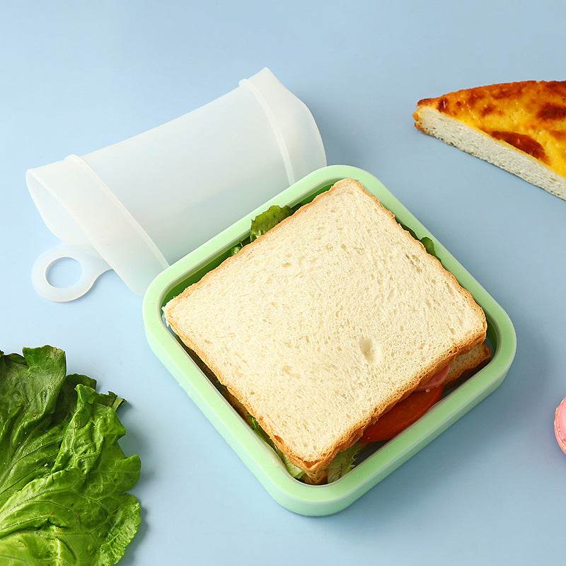 Portable Lightweight Silicone Kids Sandwich Container - EX-STOCK Canada