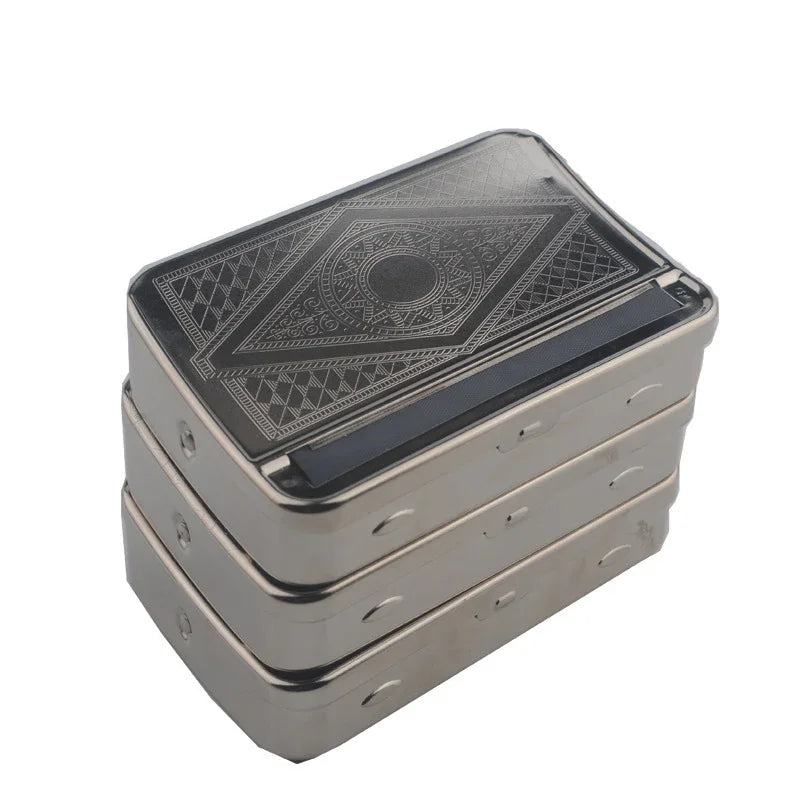 Stainless Steel Semi-automatic Cigarette Maker Cigarette Case EX-STOCK Canada