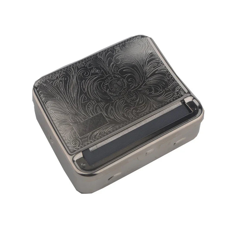 Stainless Steel Semi-automatic Cigarette Maker Cigarette Case EX-STOCK Canada