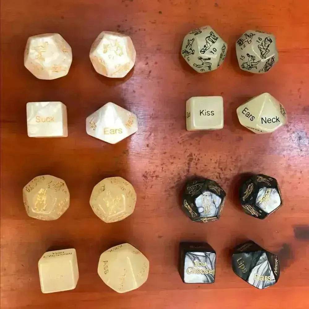 Erotic English Fun Dice Men And Women Flirting Sex Toys - EX-STOCK Canada