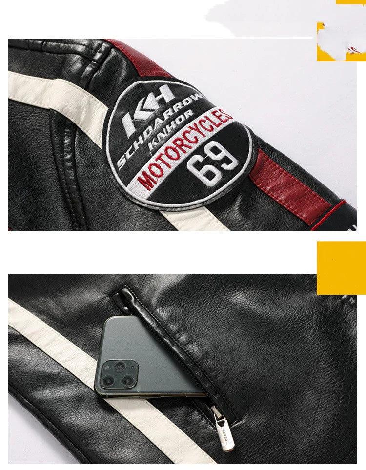 Men's Motorcycle Leather Street Motorcycle Racing Suit EX-STOCK Canada