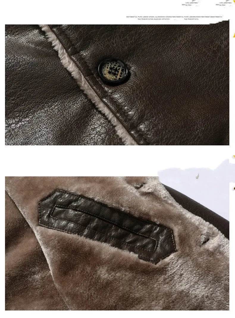 Plush Large Lapel Suit Fur Plush Jacket Men - EX-STOCK Canada