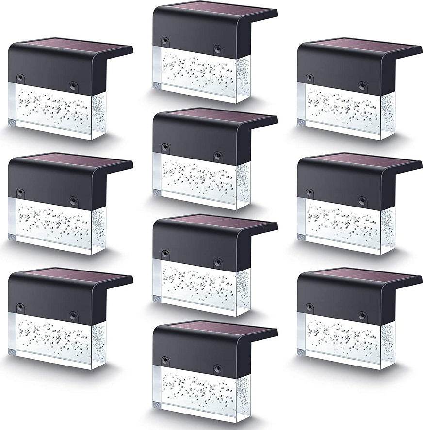 Waterproof New RGB LED Solar Light Step Fence Light - EX-STOCK Canada