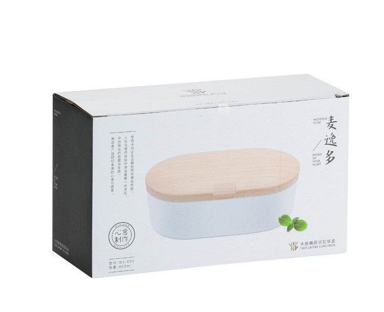 Portable Nordic Style Student Bento Lunch Box with Cutlery - EX-STOCK Canada