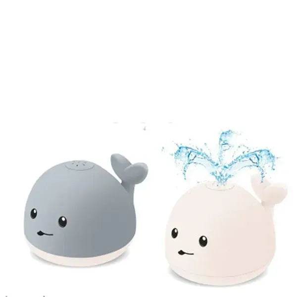 Baby Cute LED Light spray water whale bath toy - EX-STOCK Canada