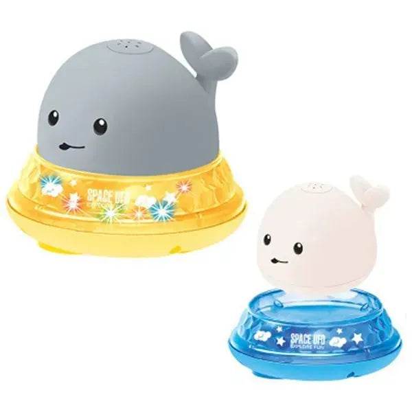 Baby Cute LED Light spray water whale bath toy - EX-STOCK Canada