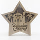 Eid Mubarak Ramadan Gurban Festival Five-pointed Star With LED Lights Decoration - EX-STOCK Canada