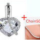 Crystal Heart Pendant - EX-STOCK Canada