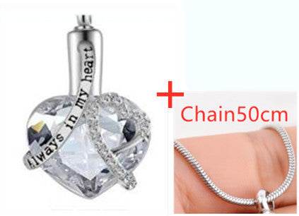 Crystal Heart Pendant - EX-STOCK Canada