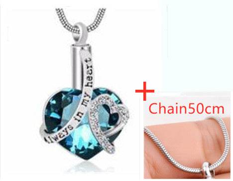 Crystal Heart Pendant - EX-STOCK Canada