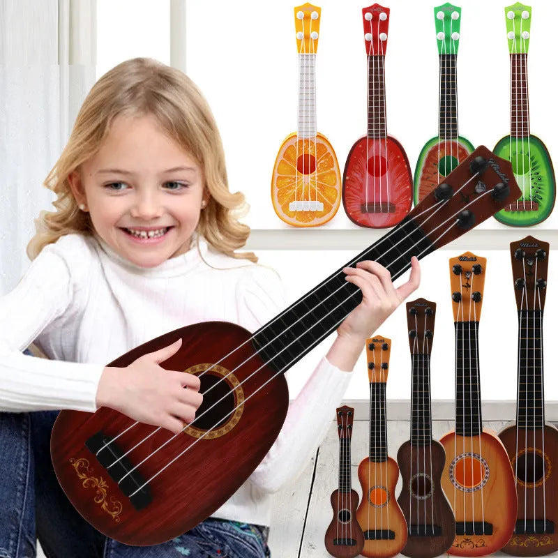 Retro Guitar Toys Children's Interest Training Musical Toys - EX-STOCK CANADA