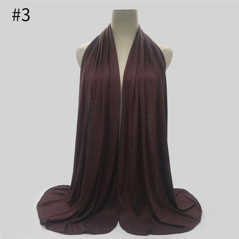 Foulard Hijab en Jersey de Mode 170x60 cm Châle Musulman Long - EX-STOCK Canada