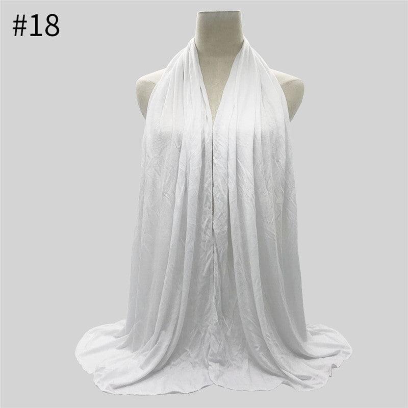 Foulard Hijab en Jersey de Mode 170x60 cm Châle Musulman Long - EX-STOCK Canada