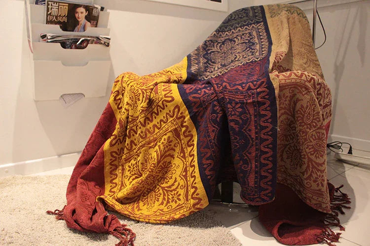 Blanket Sofa Blanket Fleece Blanket Plush Leisure Blanket Literary Cover Blanket EX-STOCK Canada