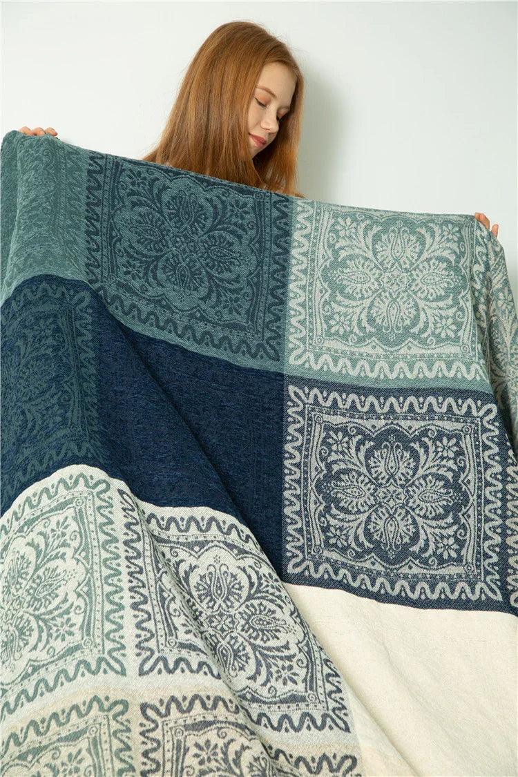 Blanket Sofa Blanket Fleece Blanket Plush Leisure Blanket Literary Cover Blanket EX-STOCK Canada