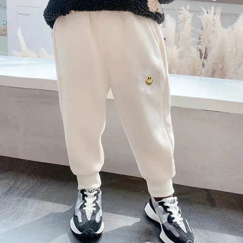 Children's Western Style Autumn And Winter Clothes, Children's Winter Pants Kids Winter trouser wear - EX-STOCK Canada