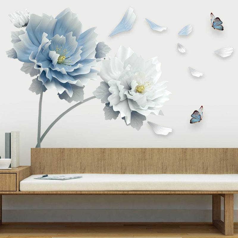 Wall Stickers Living Room Wall Decoration Creative TV Background Bedroom Self Adhesive Paper Decals - EX-STOCK Canada