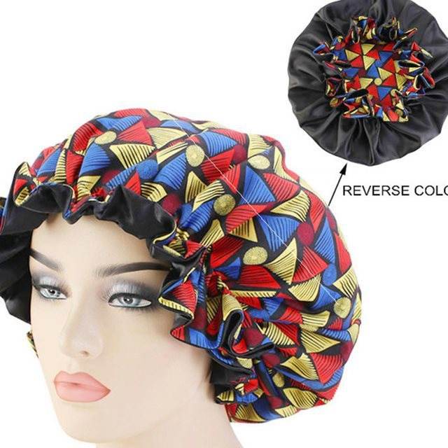 Bounce Curly Hair Bonnet Women Night Sleep Cap - EX-STOCK Canada