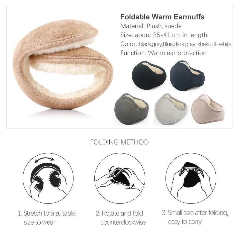 Suede Earmuffs Plush Earmuffs - EX-STOCK Canada
