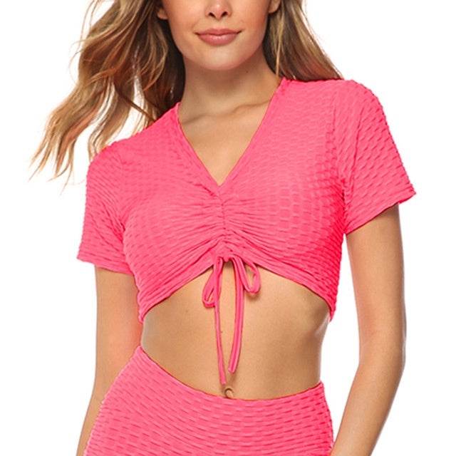 Tank Top Women Crop Gym Yoga Sport Bra Sports Shirts Workout - EX-STOCK Canada