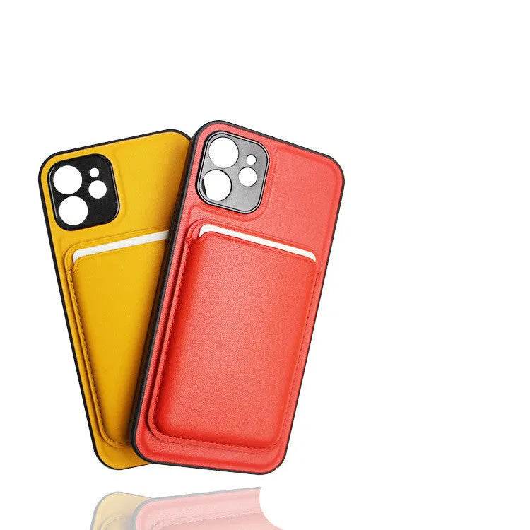 Leather Mobile Phone Case with Magnetic Card holder - EX-STOCK Canada