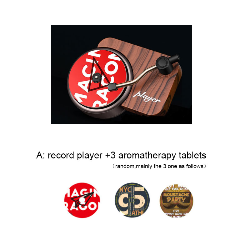 Air Outlet Aromatherapy Record Player Decoration EX-STOCK Canada