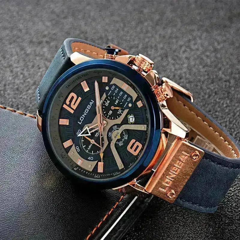Montre à quartz imperméable multifonctionnel Watch haut de gamme