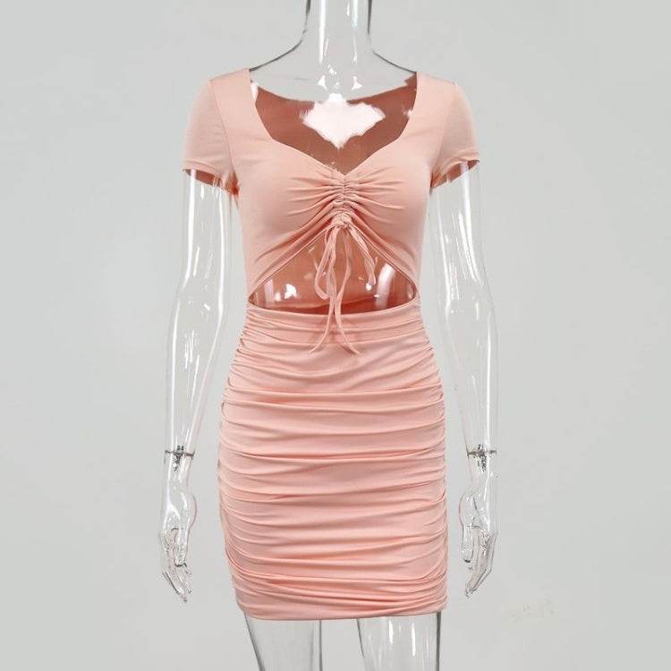Ladies Bodycon Mini dress Open belly Club Party Dress - EX-STOCK Canada