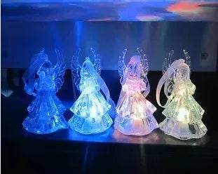 Colorful Acrylic Angel Night Light Christmas Gifts - EX-STOCK Canada