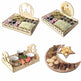 Wooden Artistic Eid Mubarak Wood Irregular Solid Wood Pan - EX-STOCK Canada