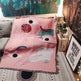 Leisure Blanket Line Blanket Creative Personality Art Blanket Cover Blanket Sofa Blanket EX-STOCK Canada