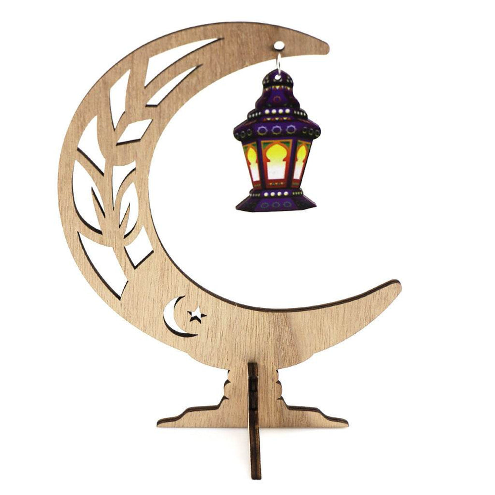 Ramadan Festival Kulbang Moon Painted Lantern Table Decoration Crafts Ornaments - EX-STOCK Canada