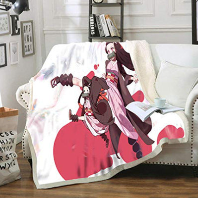 Blanket Double Thicken Square Blanket Lunch Break Blanket EX-STOCK Canada