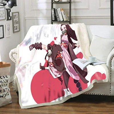 Blanket Double Thicken Square Blanket Lunch Break Blanket EX-STOCK Canada