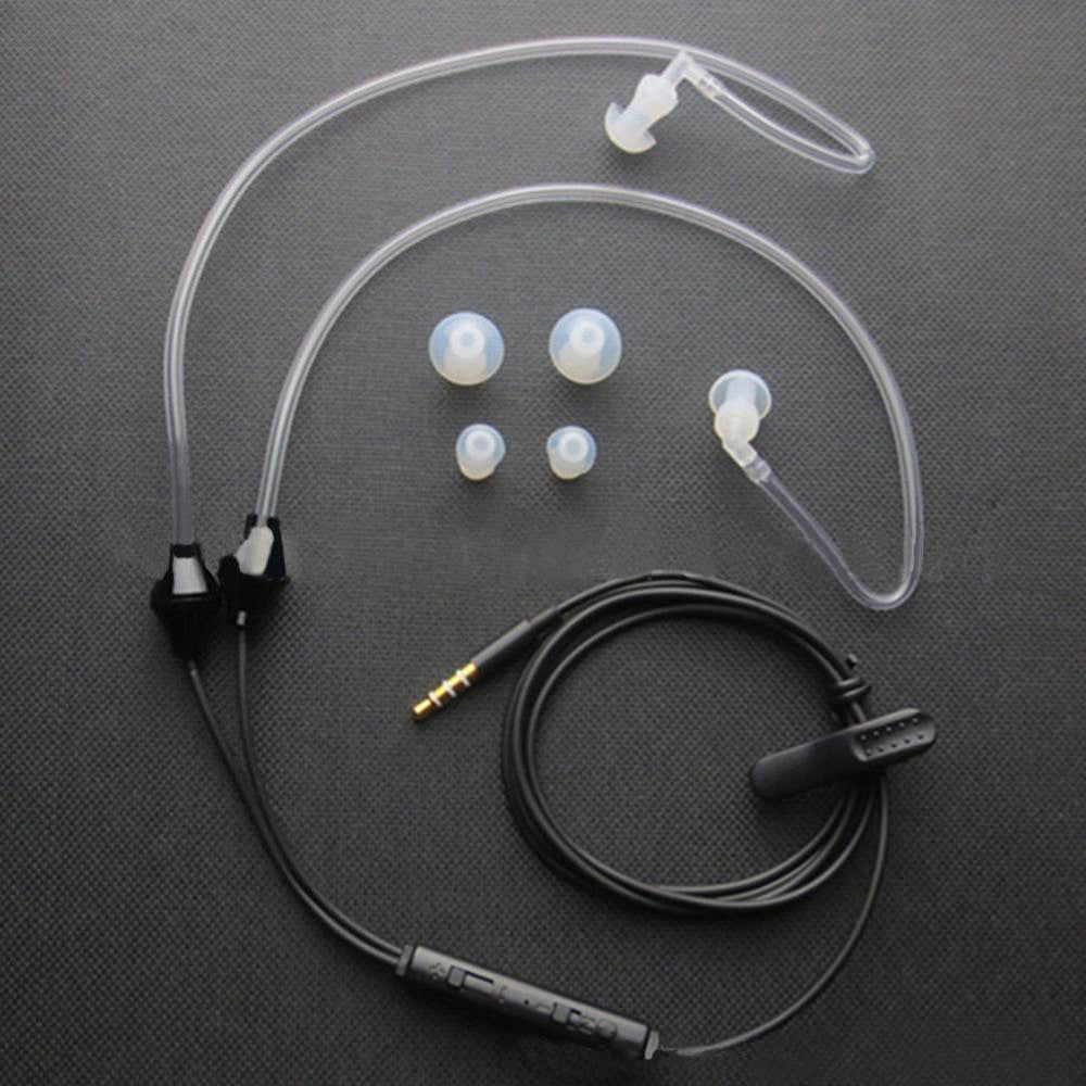 Mobile Phone Health Earphones With Microphone Bilateral in-ear Air Duct Health Non-hazardous Earphones - EX-STOCK Canada